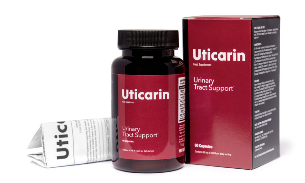Uticarin es un suplemento dietético con múltiples ingredientes que favorece la salud del tracto urinario
